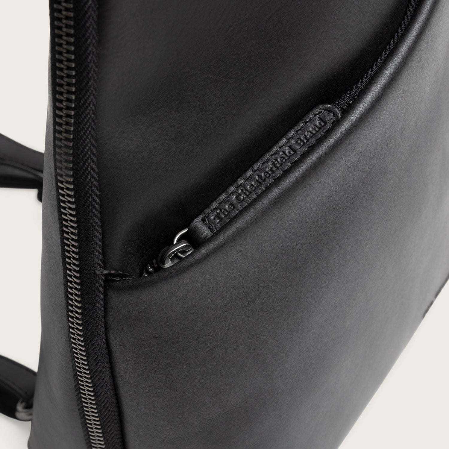 Leder Rucksack Schwarz Amanda