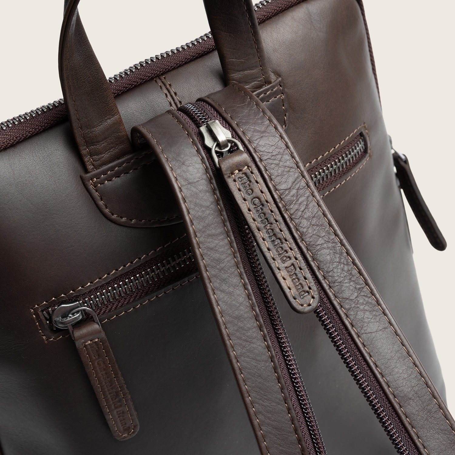 Leder Rucksack Braun Amanda