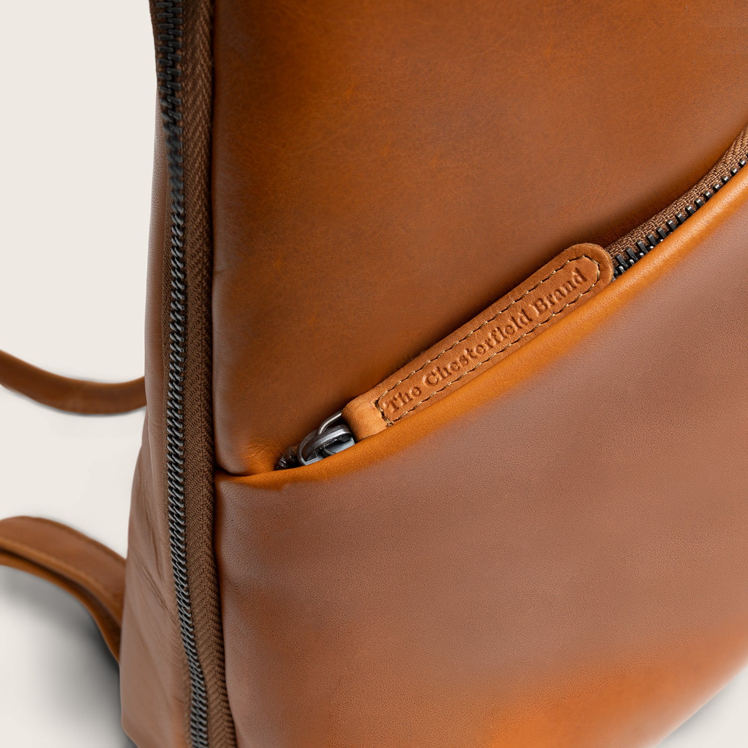 Sac à Dos en Cuir Cognac Amanda