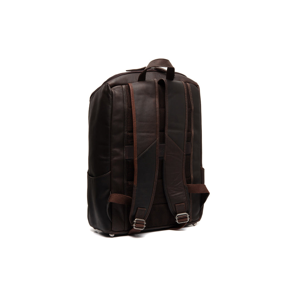 Leather Laptop Backpack Brown Rich