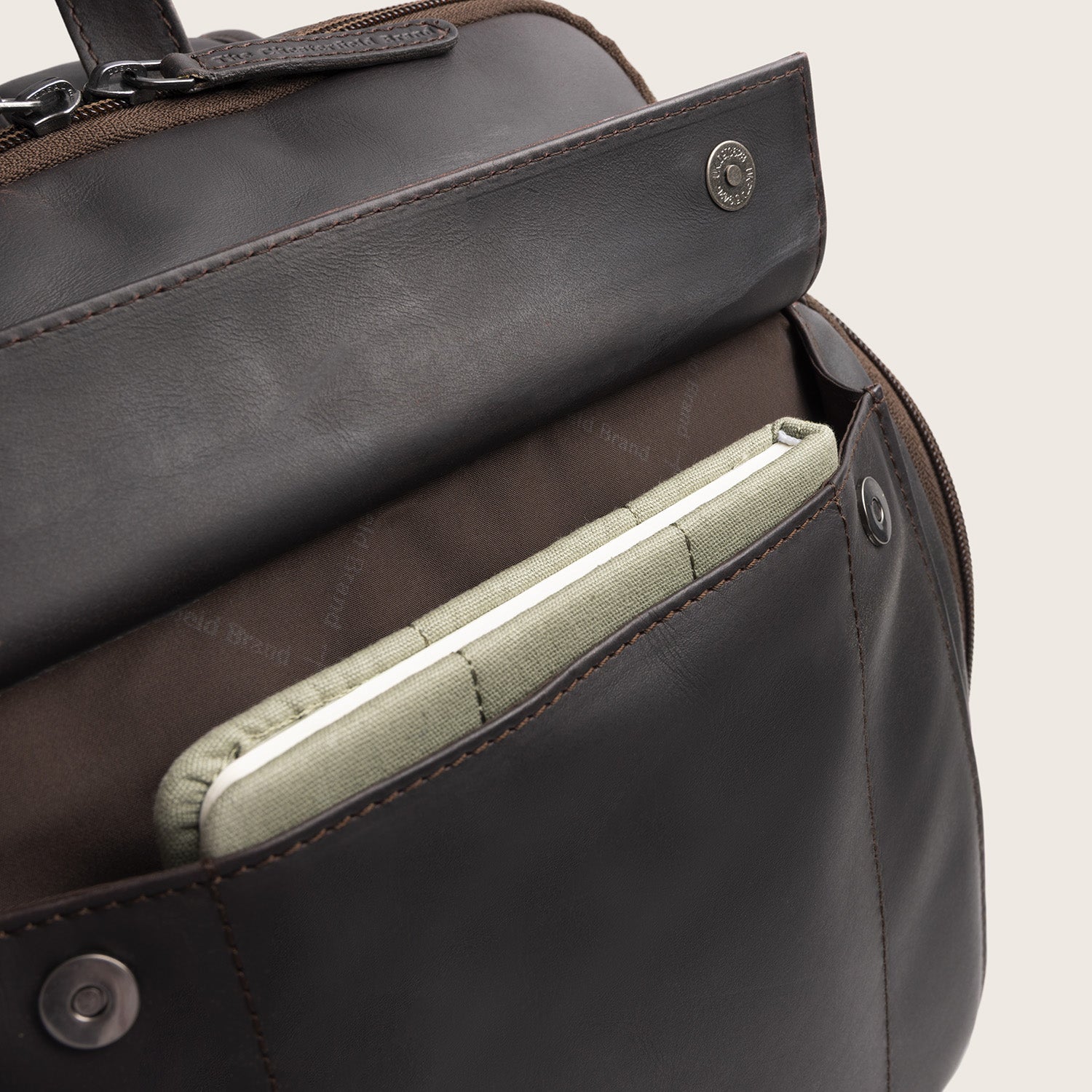 Leren Laptoprugzak Bruin Rich