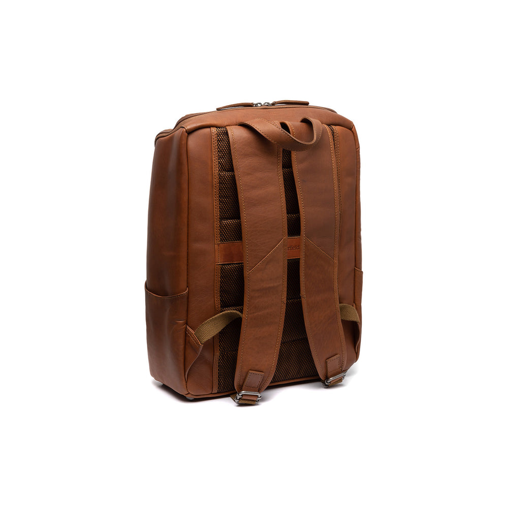 Leather Laptop Backpack Cognac Rich