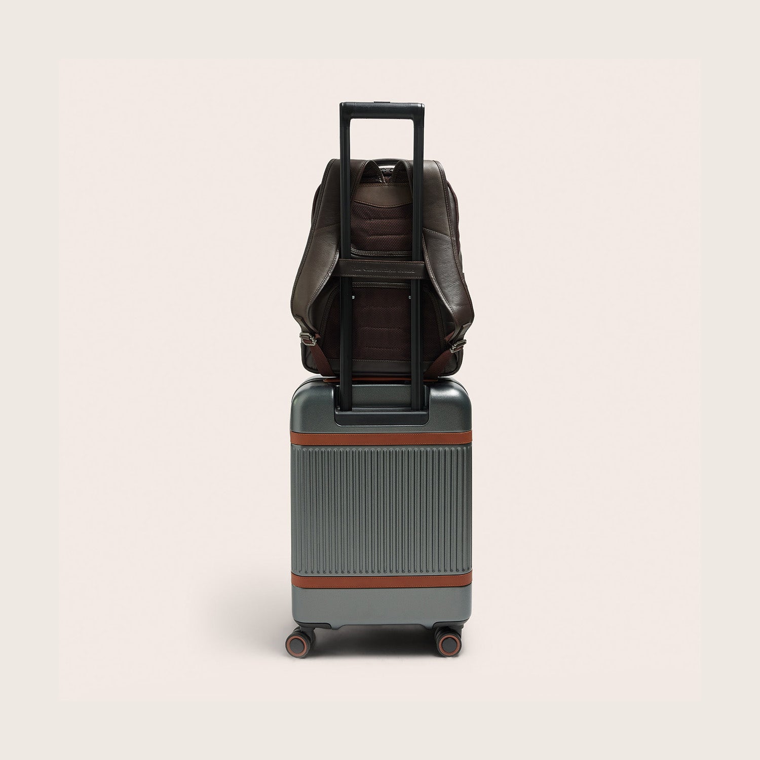 Leren Laptoprugzak Bruin Austin