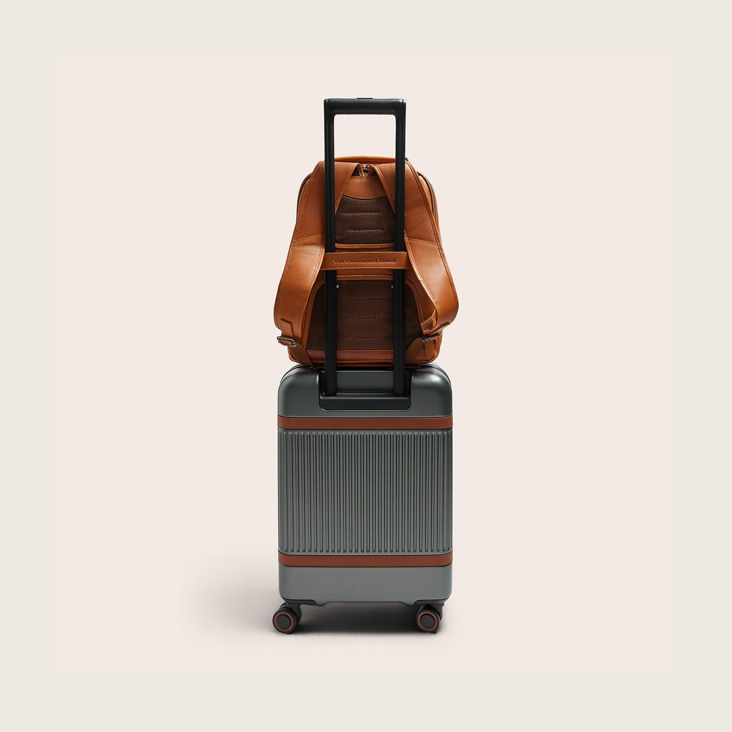 Sac à Dos Ordinateur en Cuir Cognac Austin