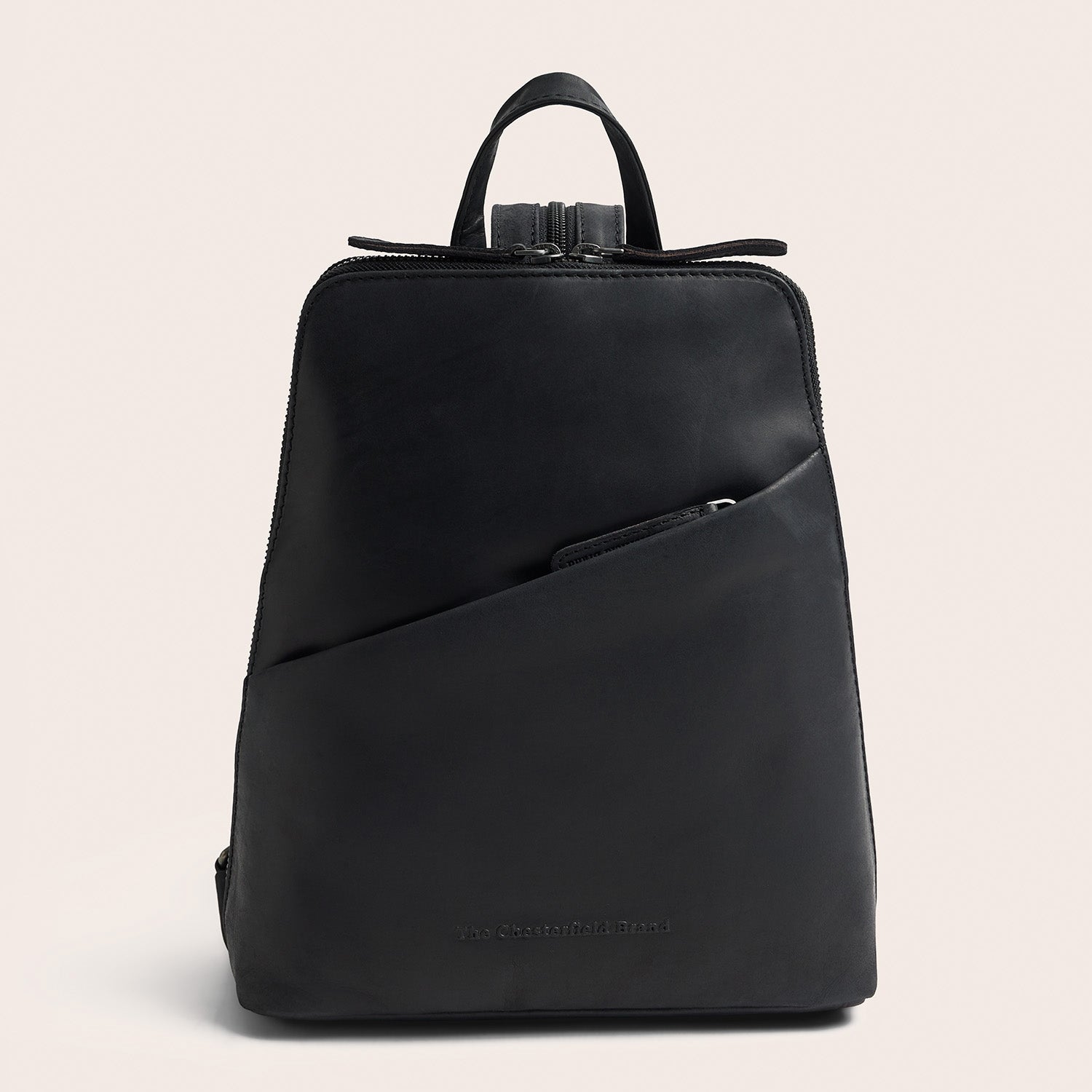 Sac à Dos en Cuir Noir Claire