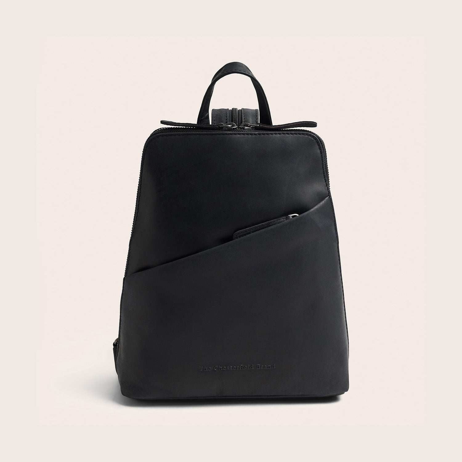 Leder Rucksack Schwarz Claire