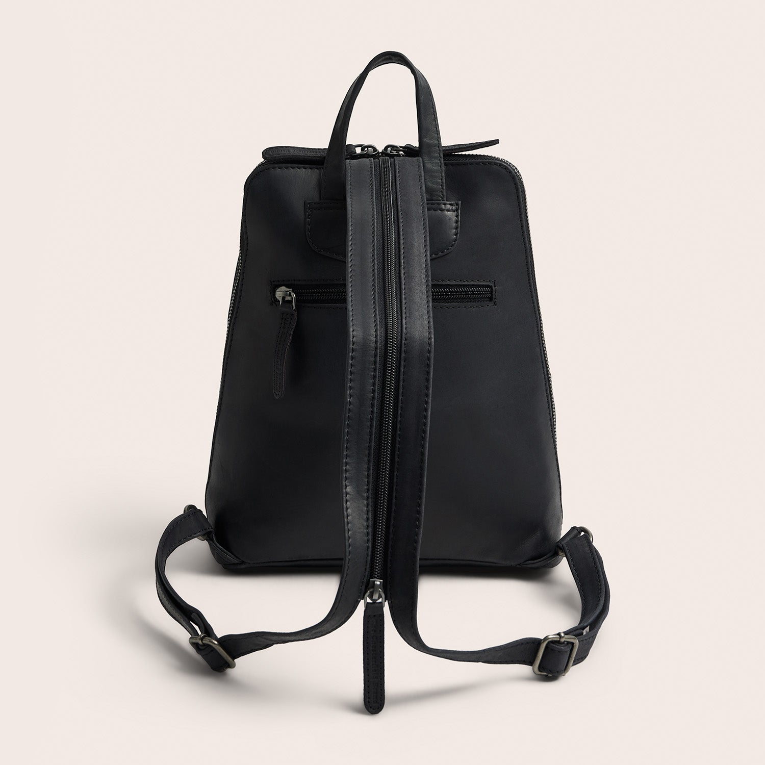 Sac à Dos en Cuir Noir Claire