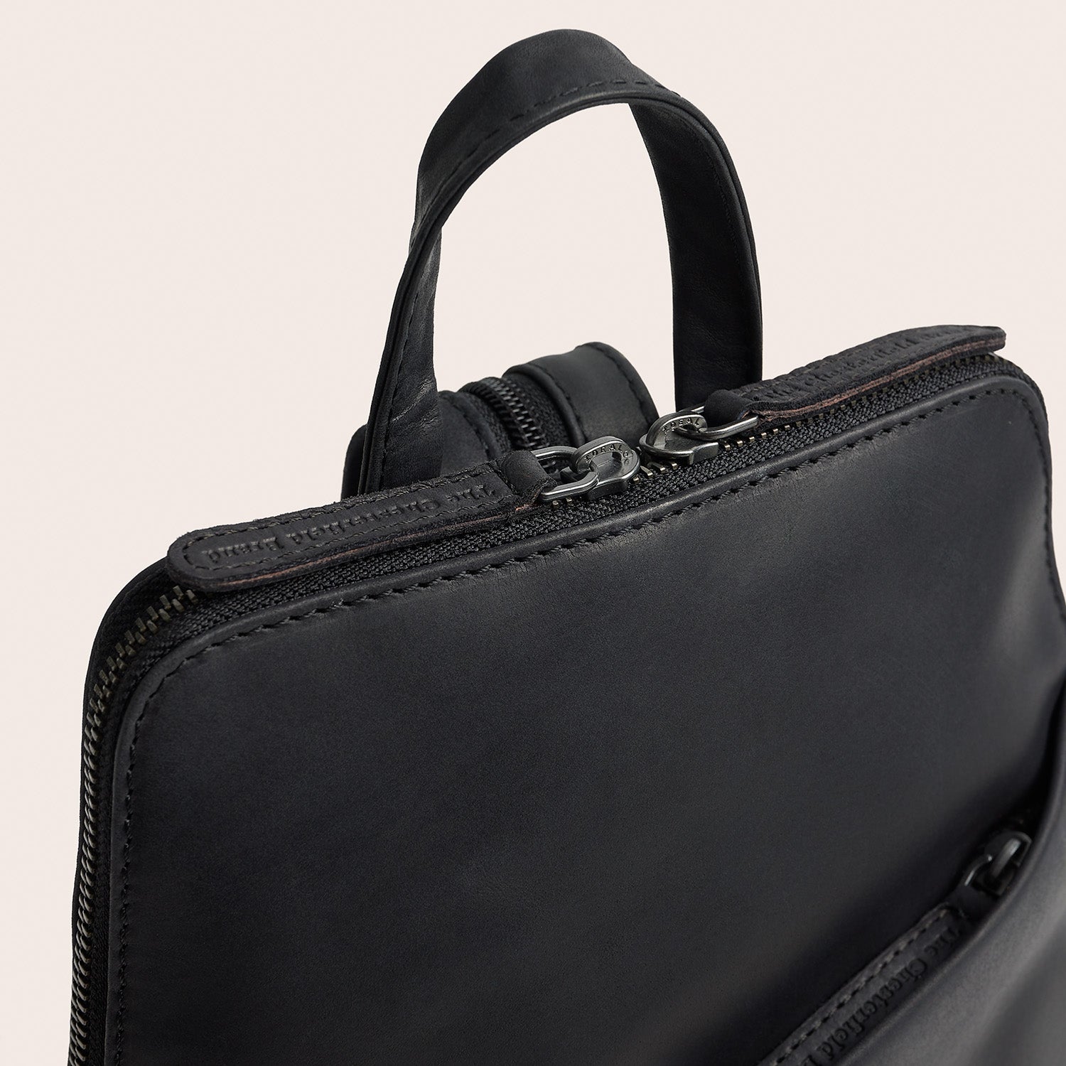 Sac à Dos en Cuir Noir Claire