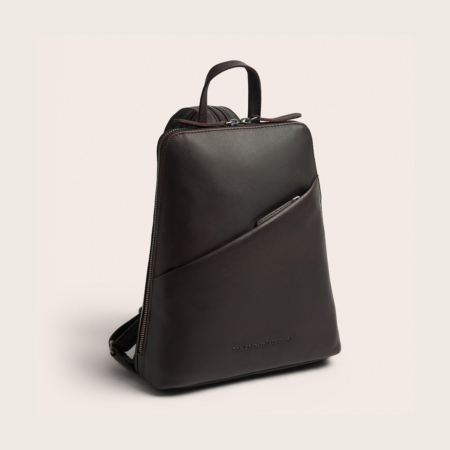 Sac à Dos en Cuir Marron Claire