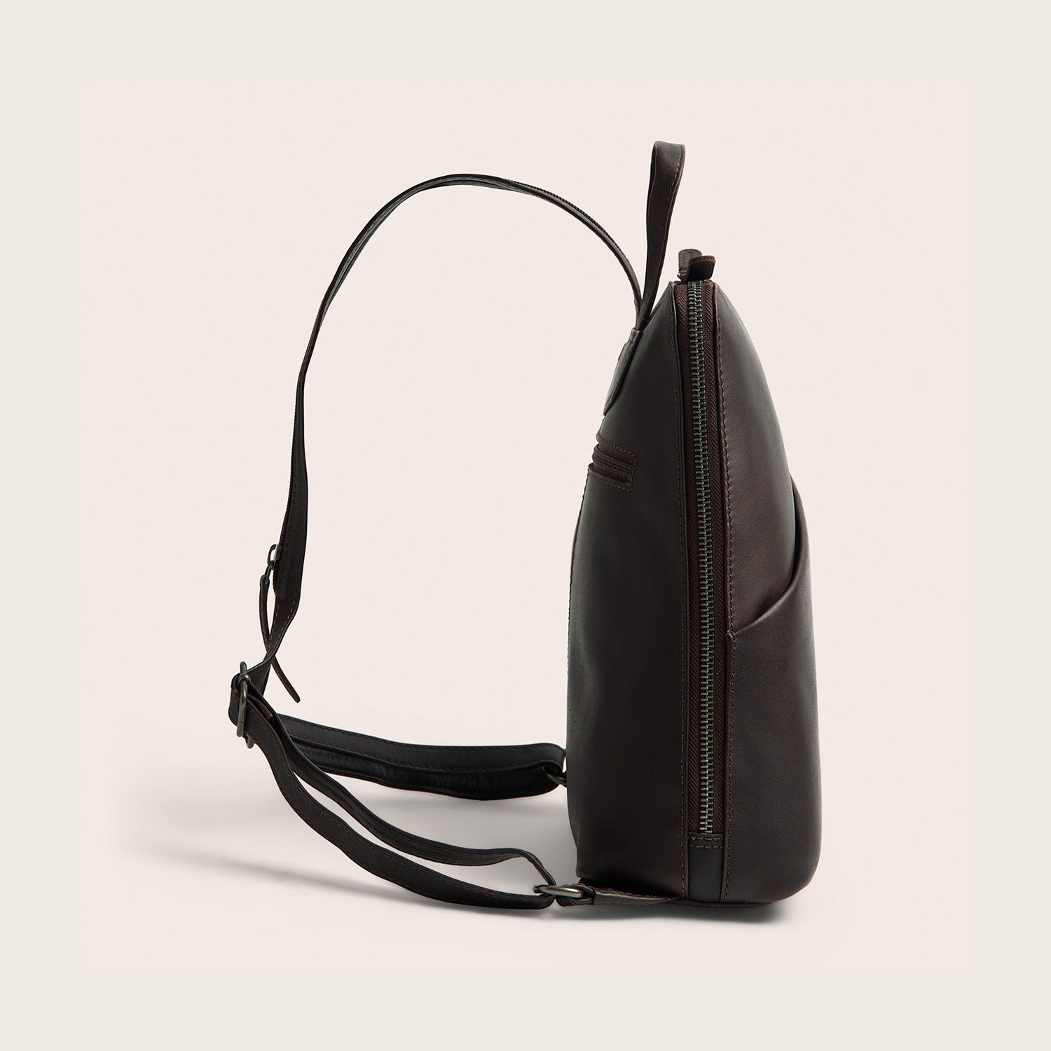 Sac à Dos en Cuir Marron Claire