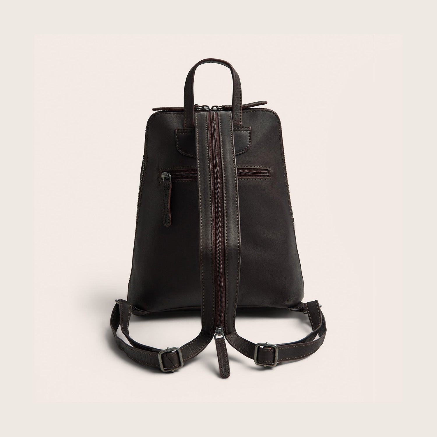 Sac à Dos en Cuir Marron Claire