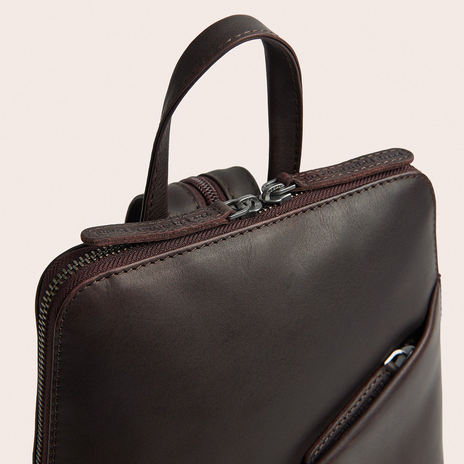 Sac à Dos en Cuir Marron Claire