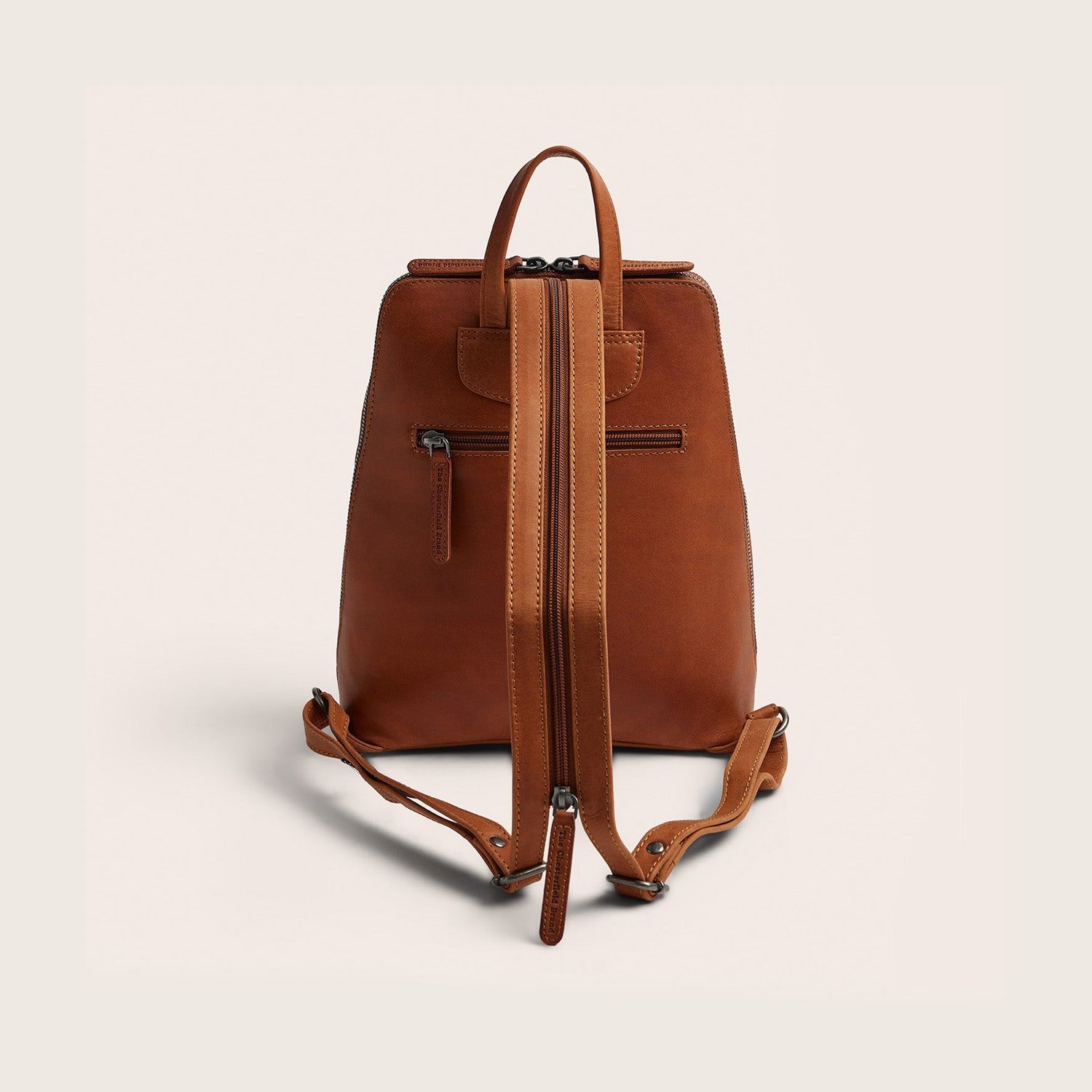 Sac à Dos en Cuir Cognac Claire