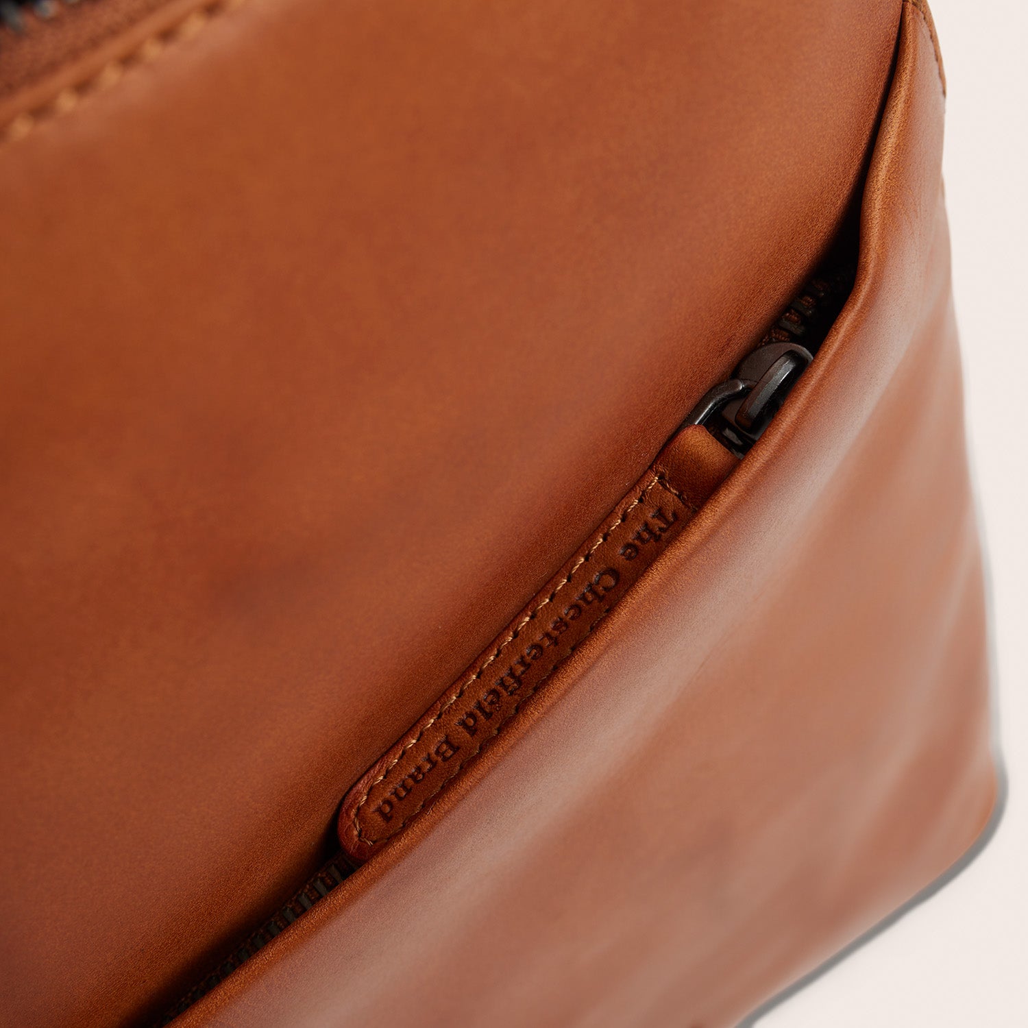 Leren Rugzak Cognac Claire