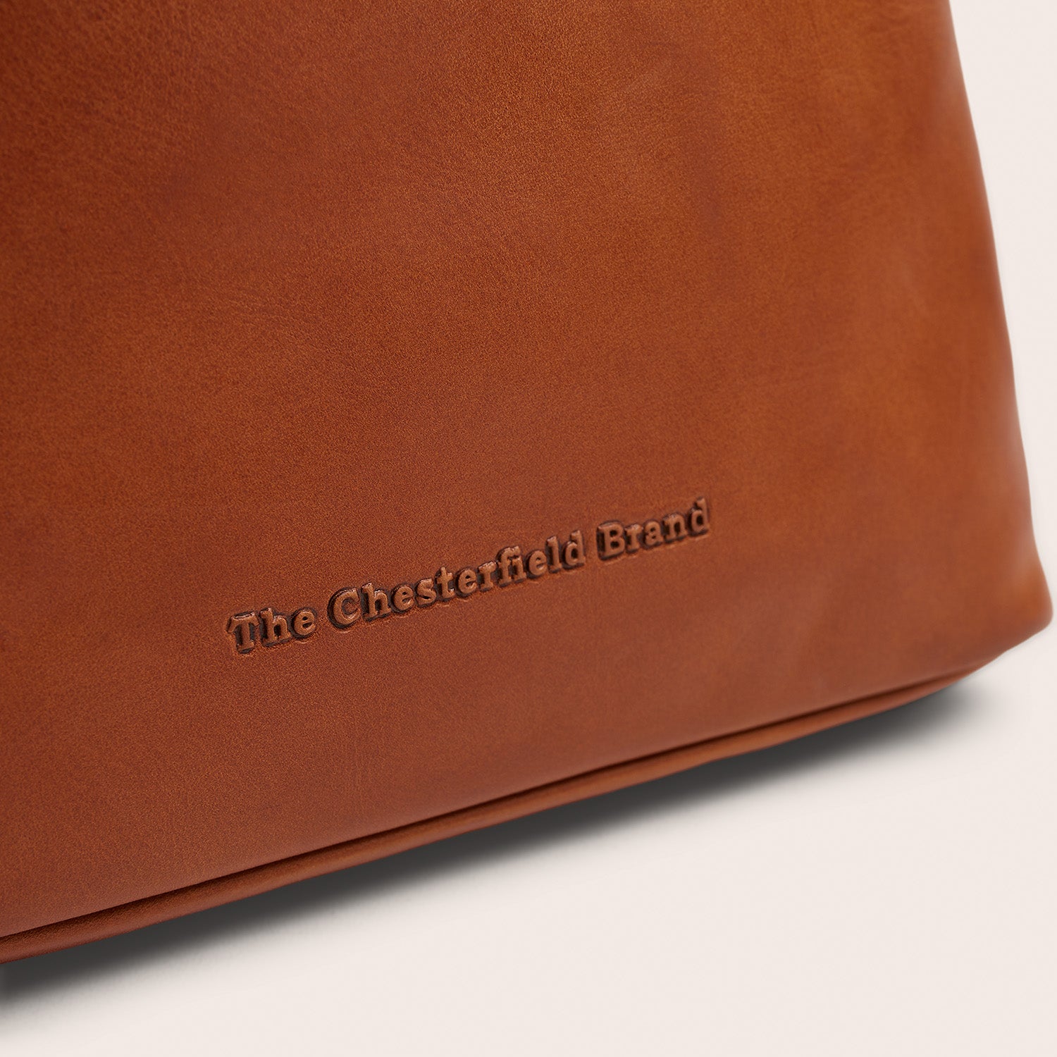Leren Rugzak Cognac Claire