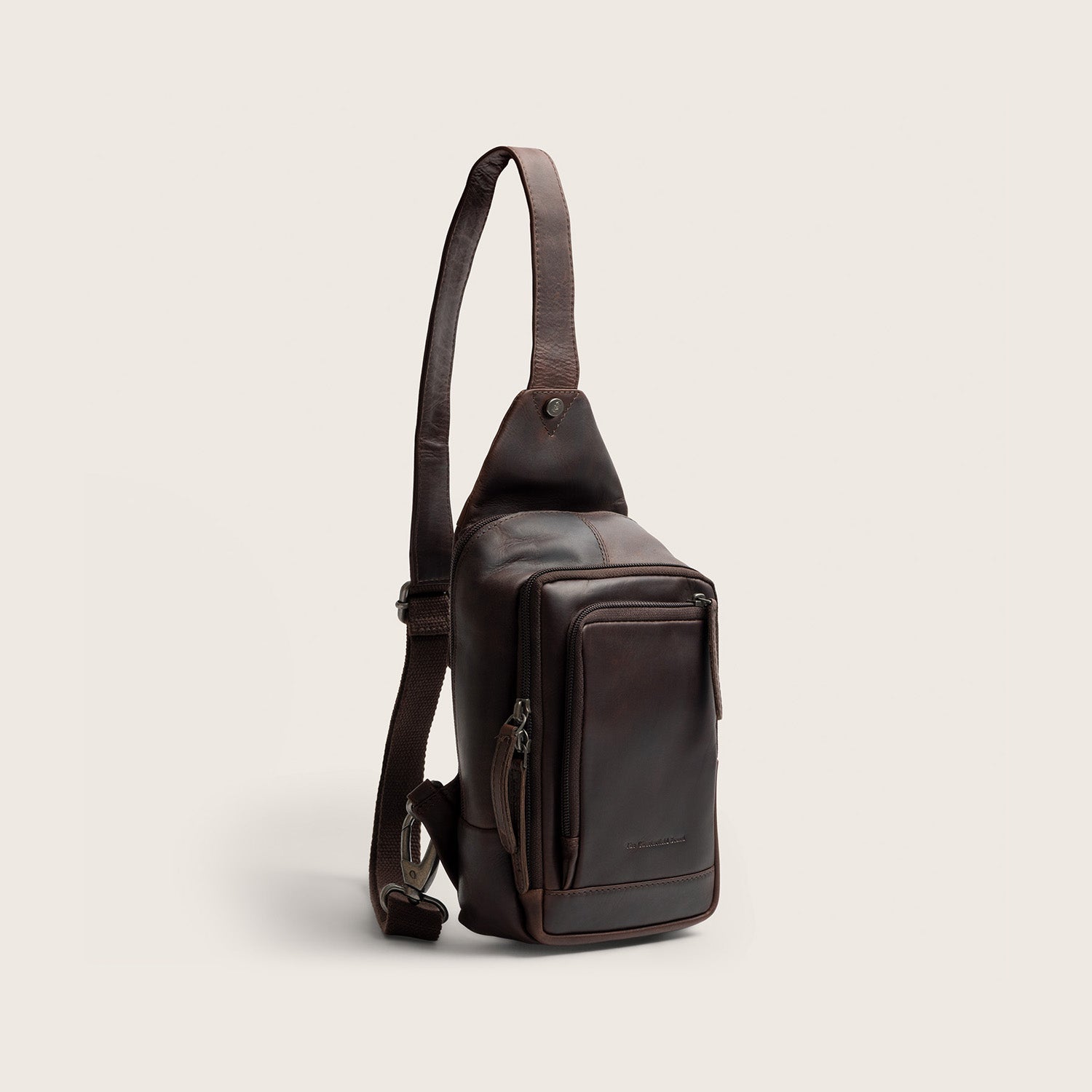 Sacoche Holster en Cuir Marron Riga