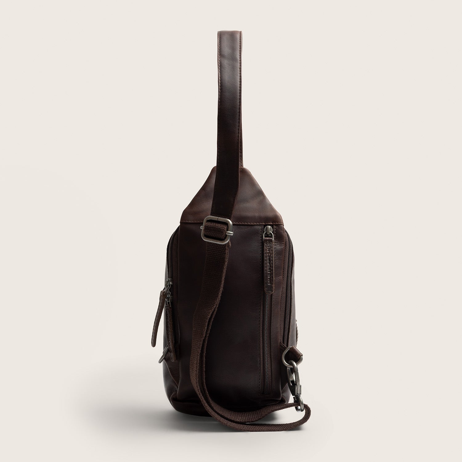 Leder Slingbag Braun Riga