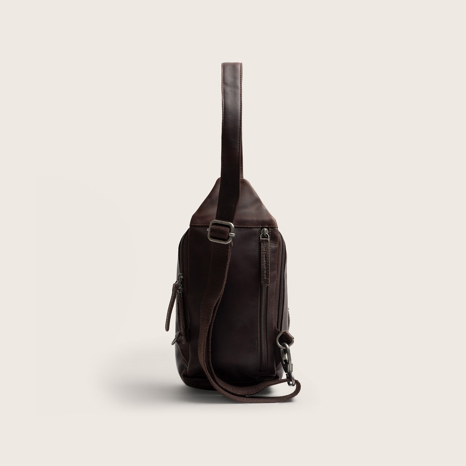 Sacoche Holster en Cuir Marron Riga