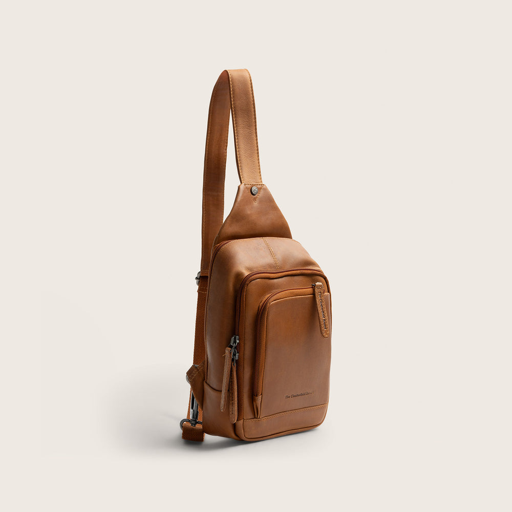 Leather Sling Bag Cognac Riga