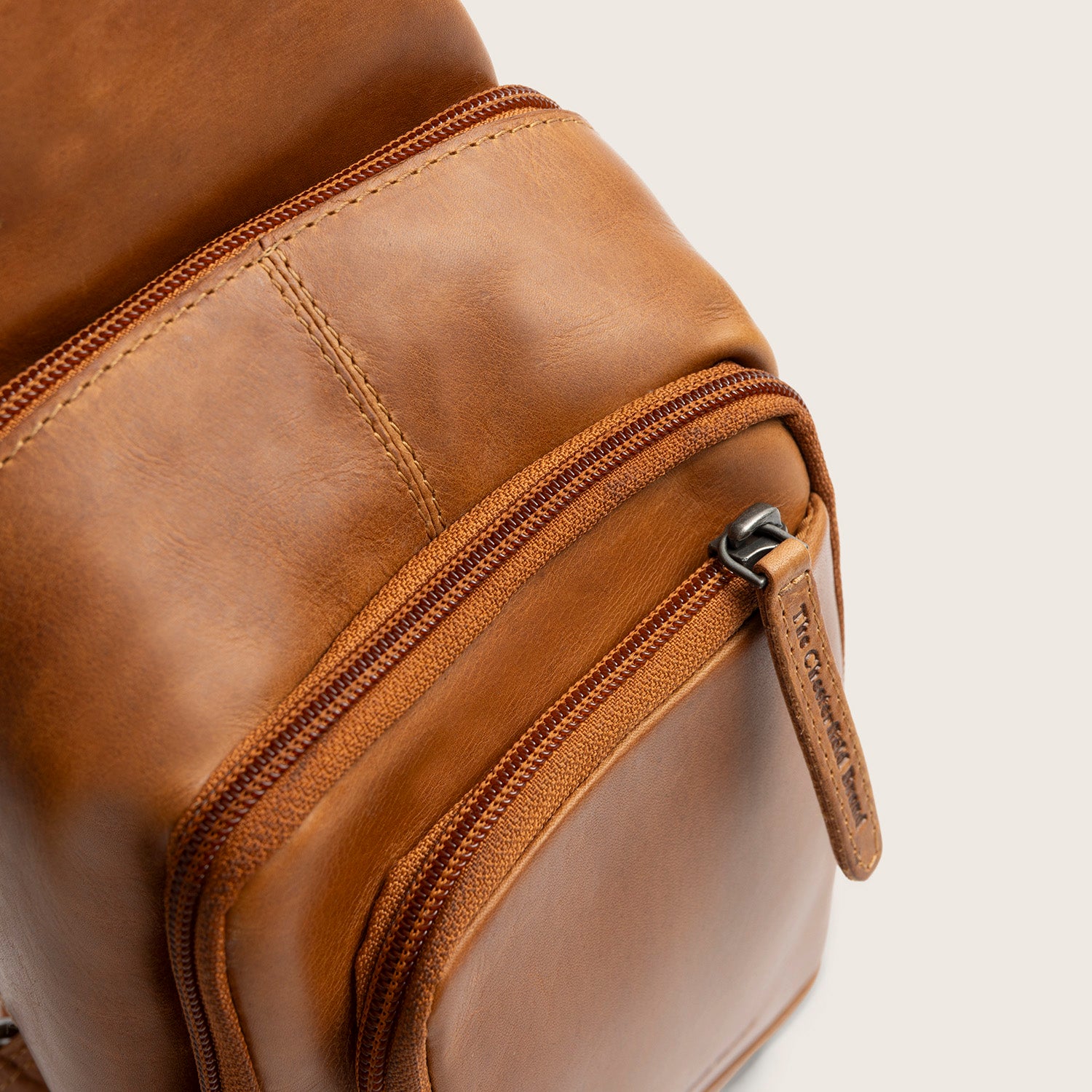 Leather Sling Bag Cognac Riga