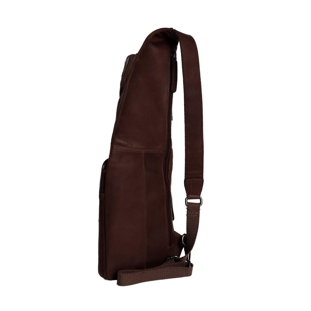 Leder Slingbag Braun Logan