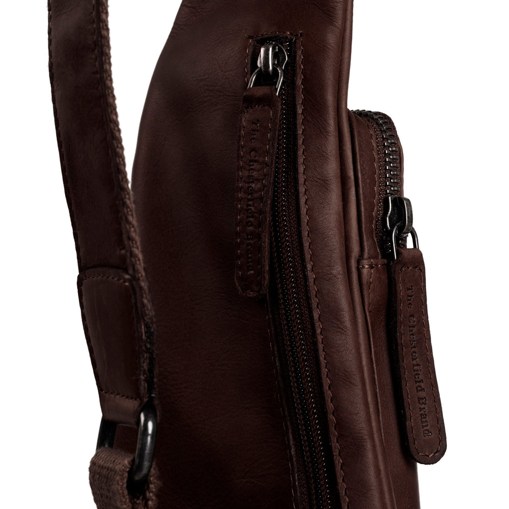 Leder Slingbag Braun Logan