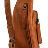 Leren Sling Bag Cognac Logan