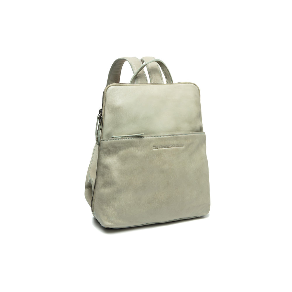 Leather Backpack Ocean Green Bern