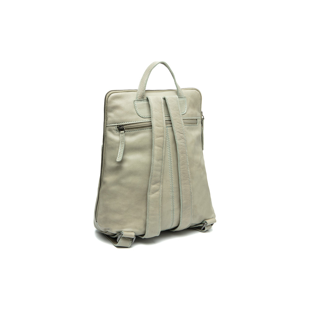 Leather Backpack Ocean Green Bern
