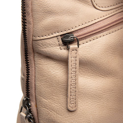 Leren Rugzak Beige Bern
