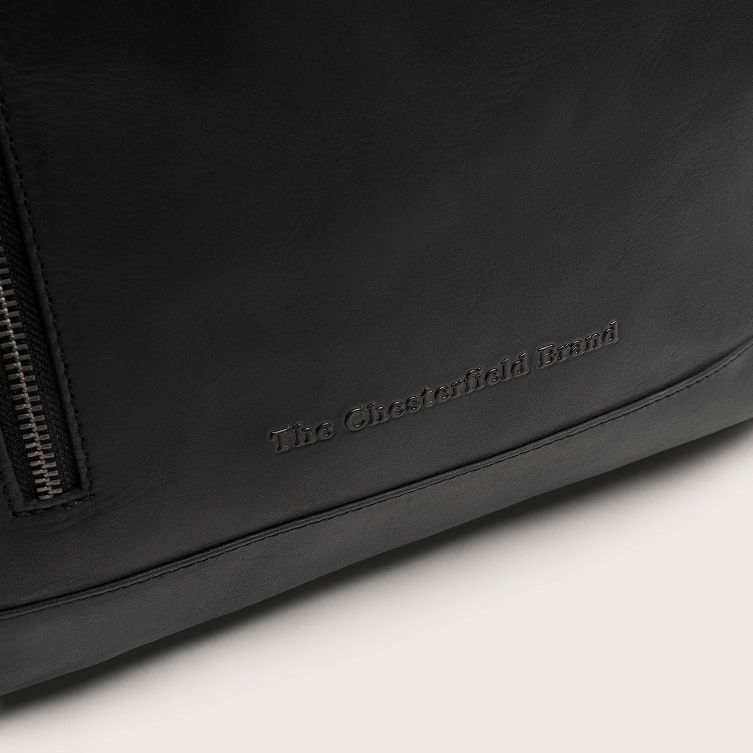 Leren Rolltop Rugzak Zwart Liverpool
