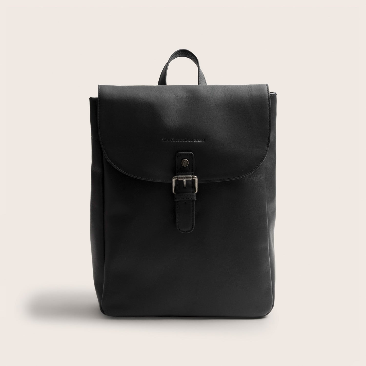Leren Rugzak Zwart Vermont