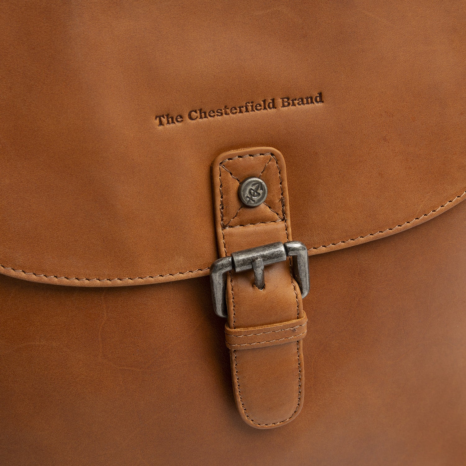 Leder Rucksack Cognac Vermont