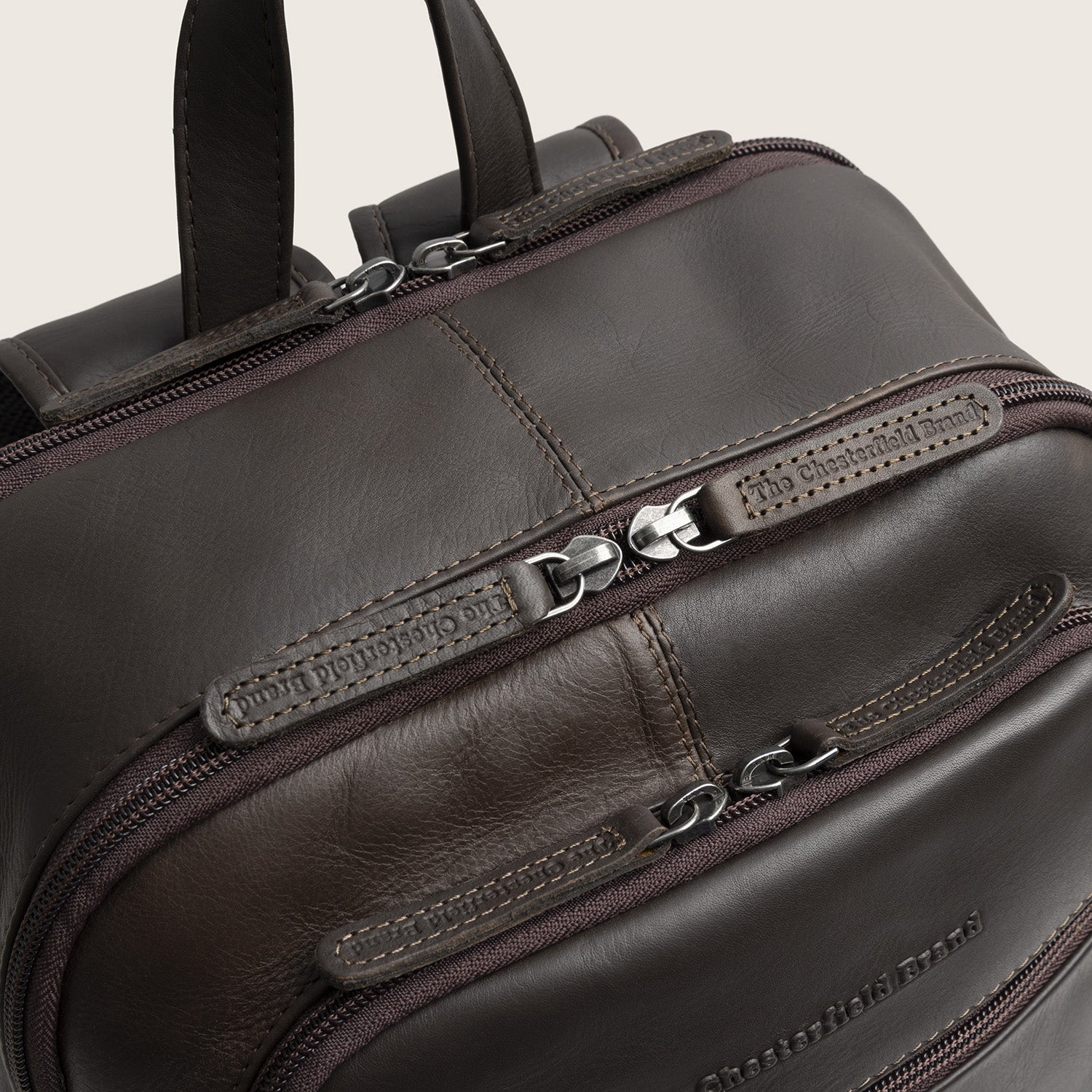 Leren Laptoprugzak Bruin Detroit