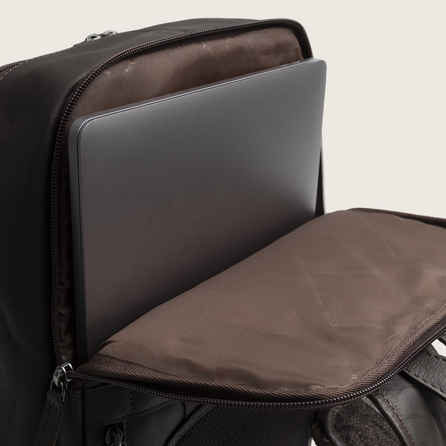 Leren Laptoprugzak Bruin Detroit