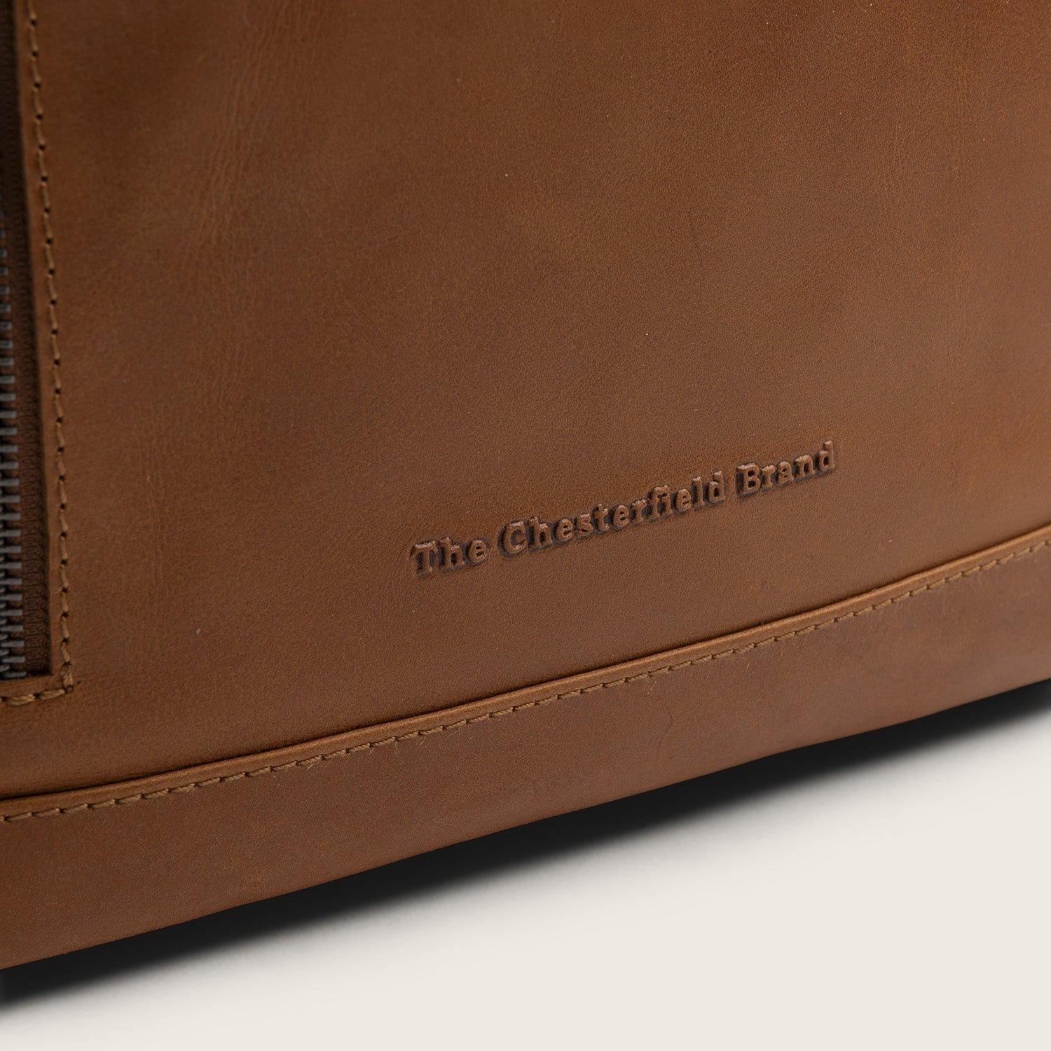 Leren Rolltop Rugzak Cognac Mazara