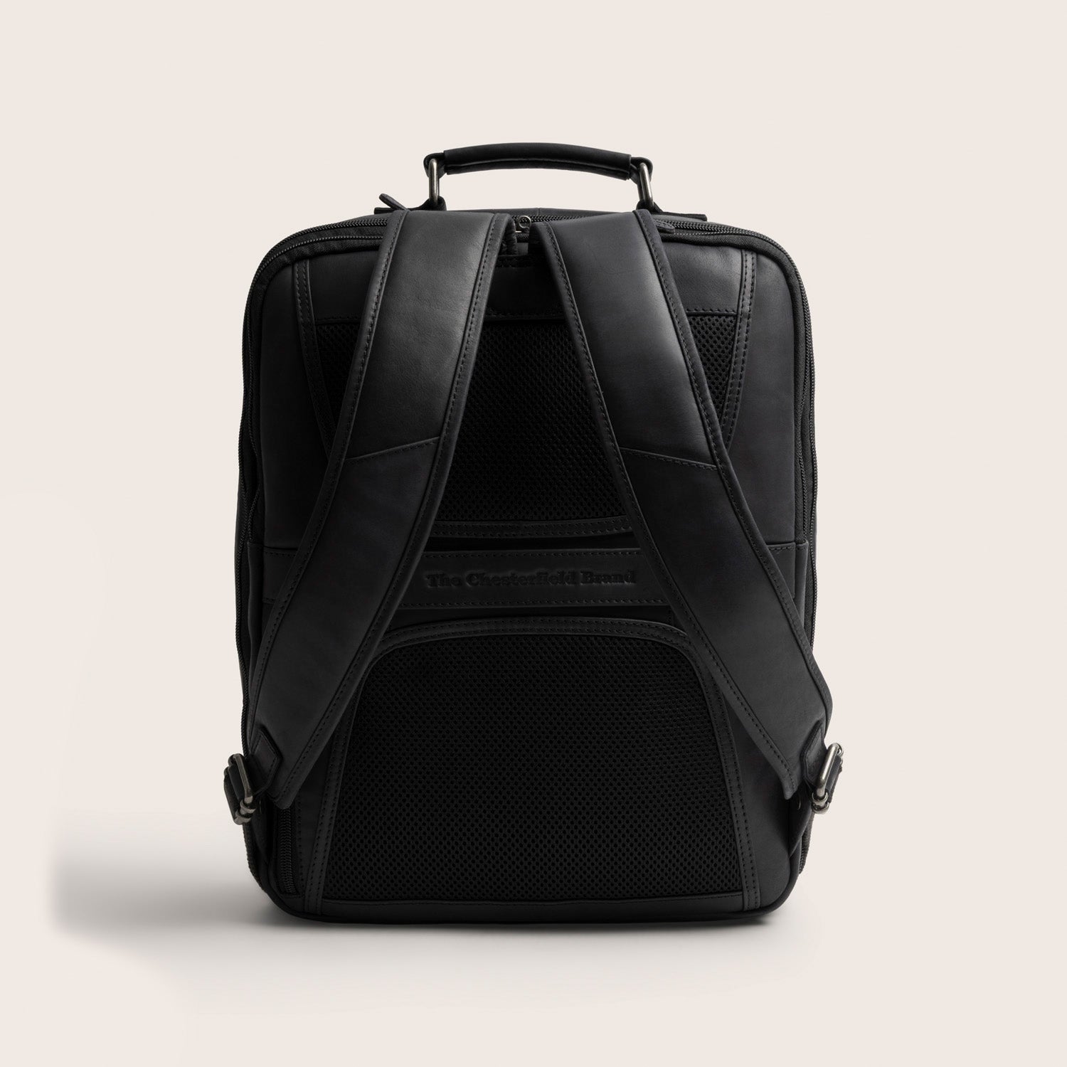 Sac à Dos en Cuir Noir Jamaica