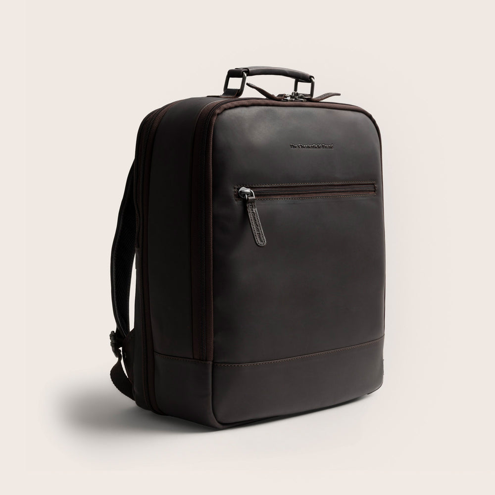 Leather Travel Backpack Brown Jamaica