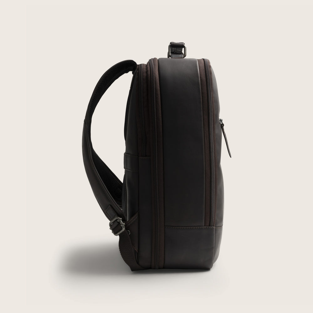 Leather Travel Backpack Brown Jamaica