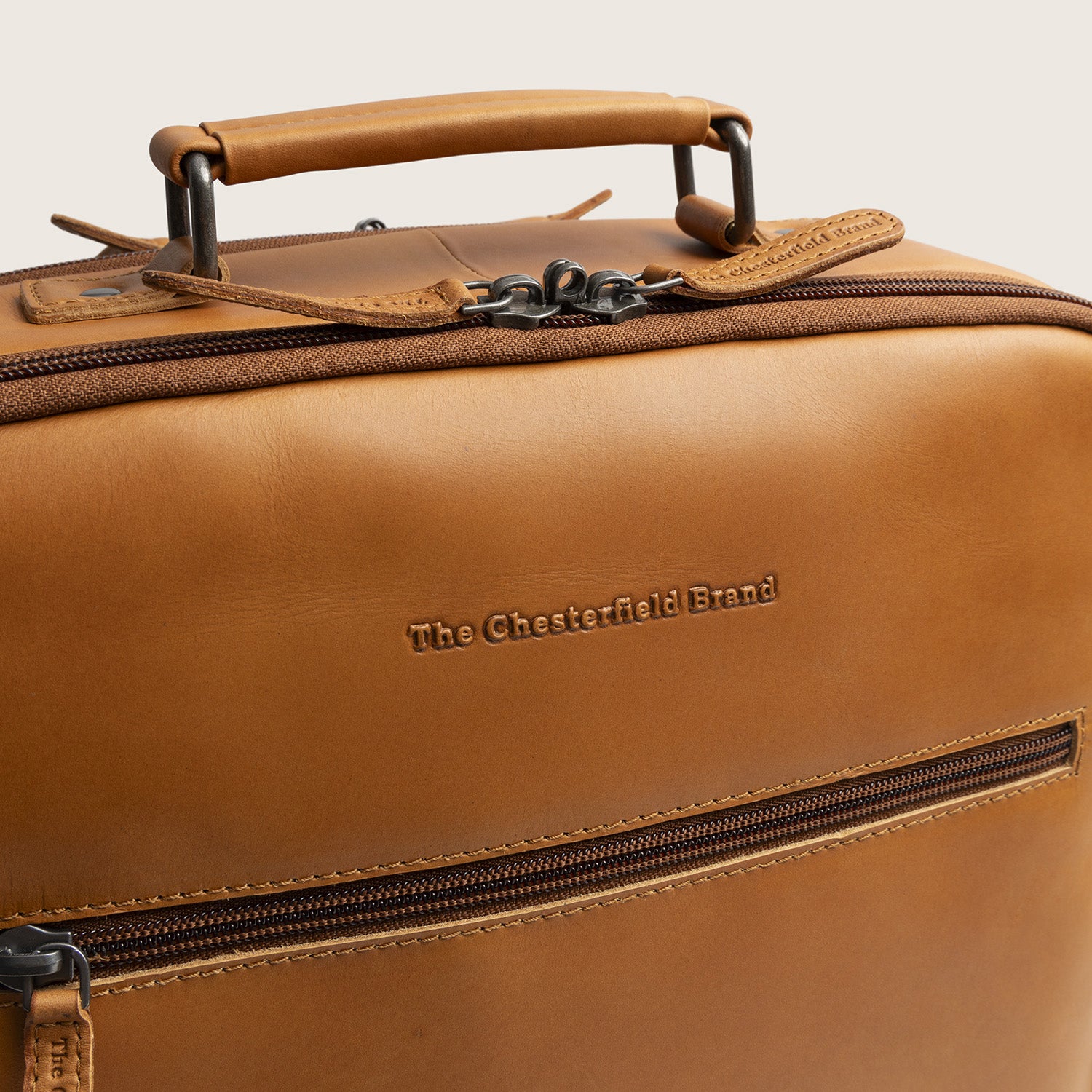 Leren Rugzak Cognac Jamaica