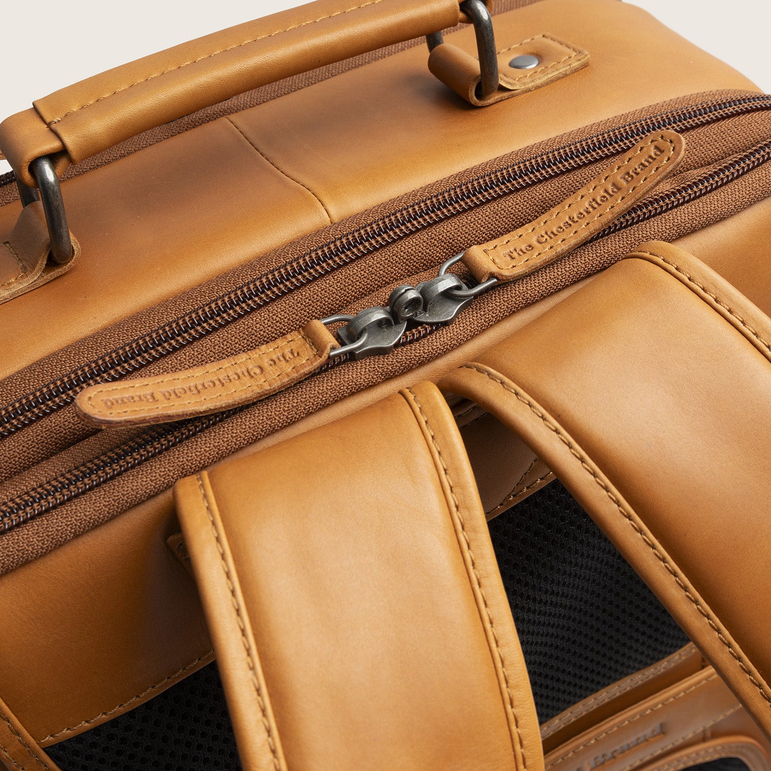 Leren Rugzak Cognac Jamaica