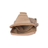 Sacoche Holster en Cuir Beige Cambridge