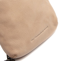 Leren Sling Bag Beige Cambridge