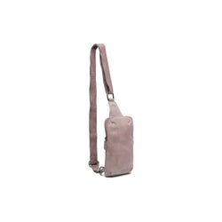 Leren Sling Bag Lavendel Lila Cambridge