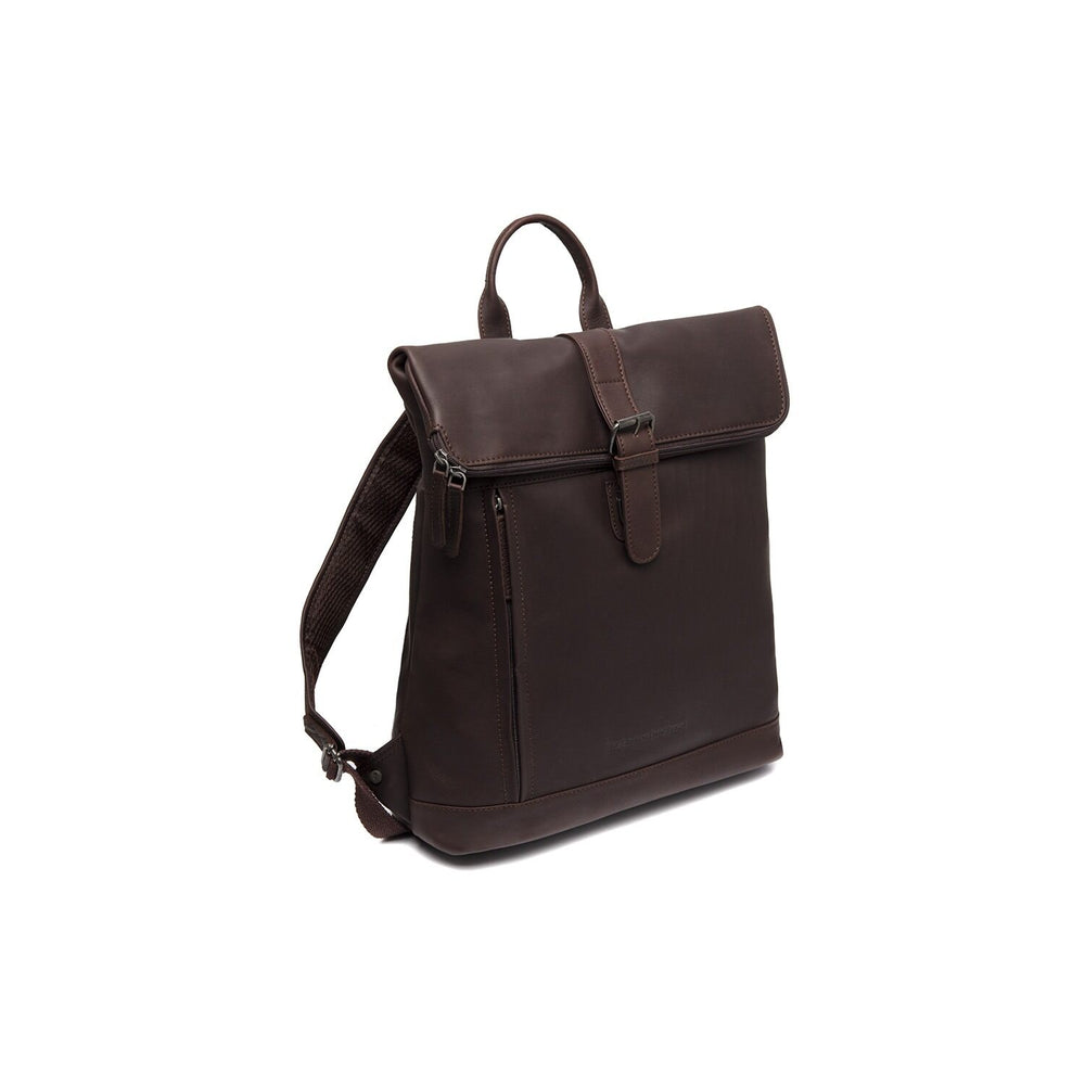 Leder Laptop Rucksack Braun Larsson