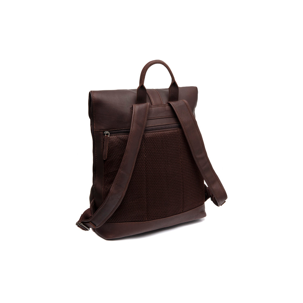 Leder Laptop Rucksack Braun Larsson