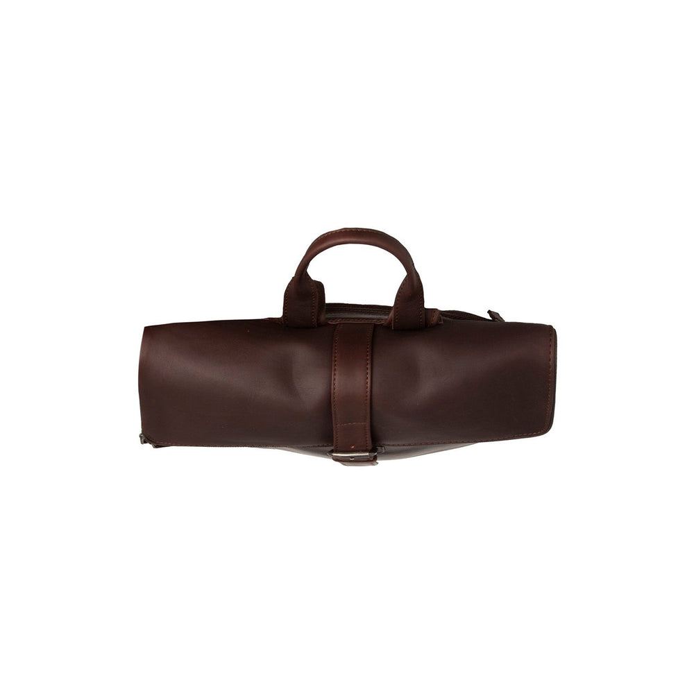 Leder Laptop Rucksack Braun Larsson