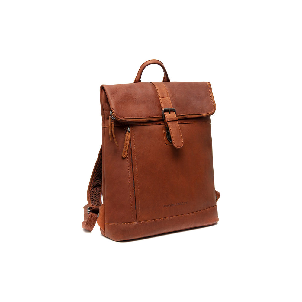 Leather Laptop Backpack Cognac Larsson