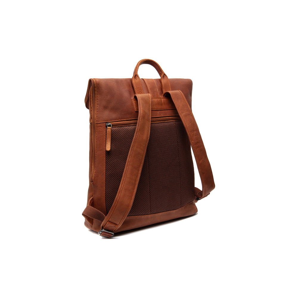 Leather Laptop Backpack Cognac Larsson