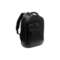 Leder Laptop Rucksack Schwarz Maggiore